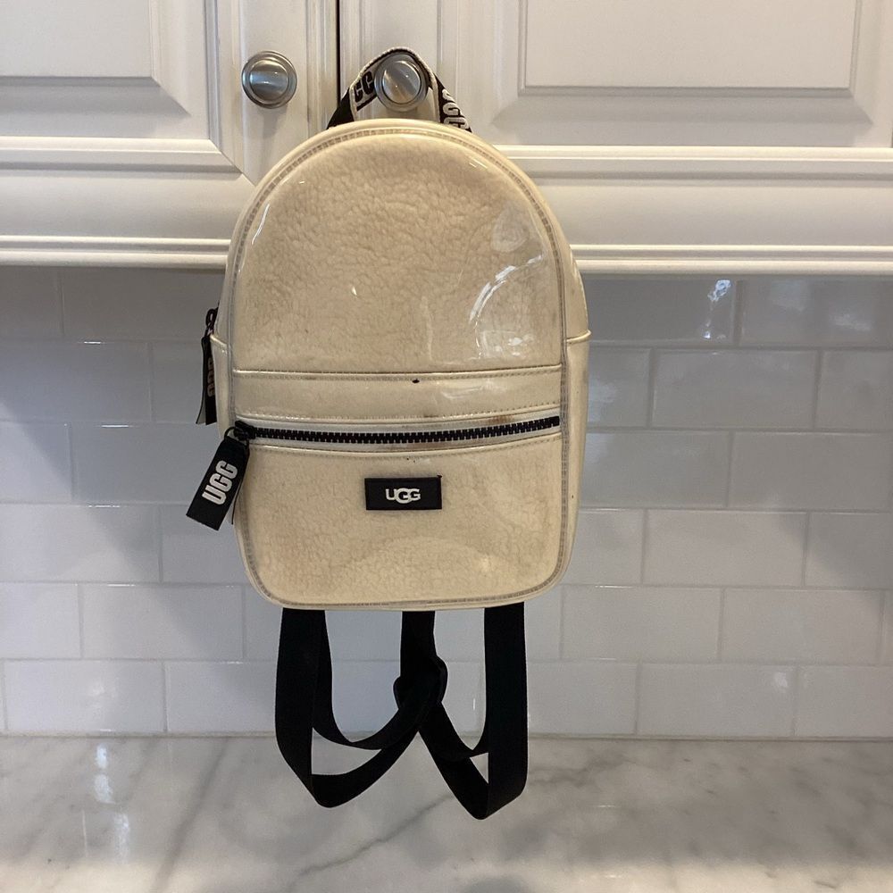 UGG  Bacpack Australia Dannie II Mini Fleece Backpack Clear Bag